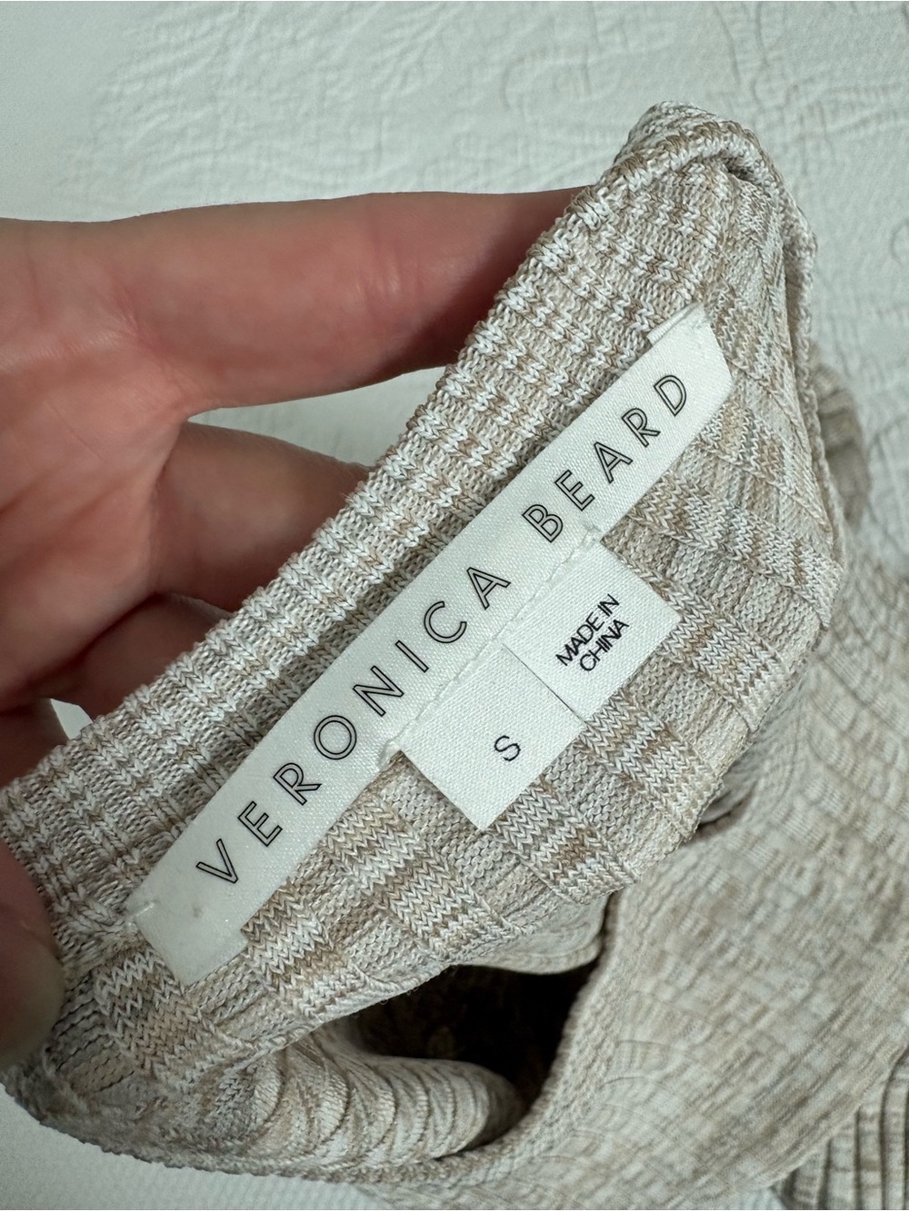 Veronica Beard Richie stretch ribbed midi dress old money classic size small - Picture 2 of 12